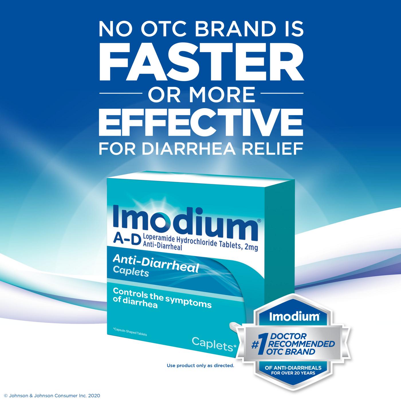Imodium A-D Anti-Diarrhea Relief Caplets with Loperamide HCl; image 7 of 8