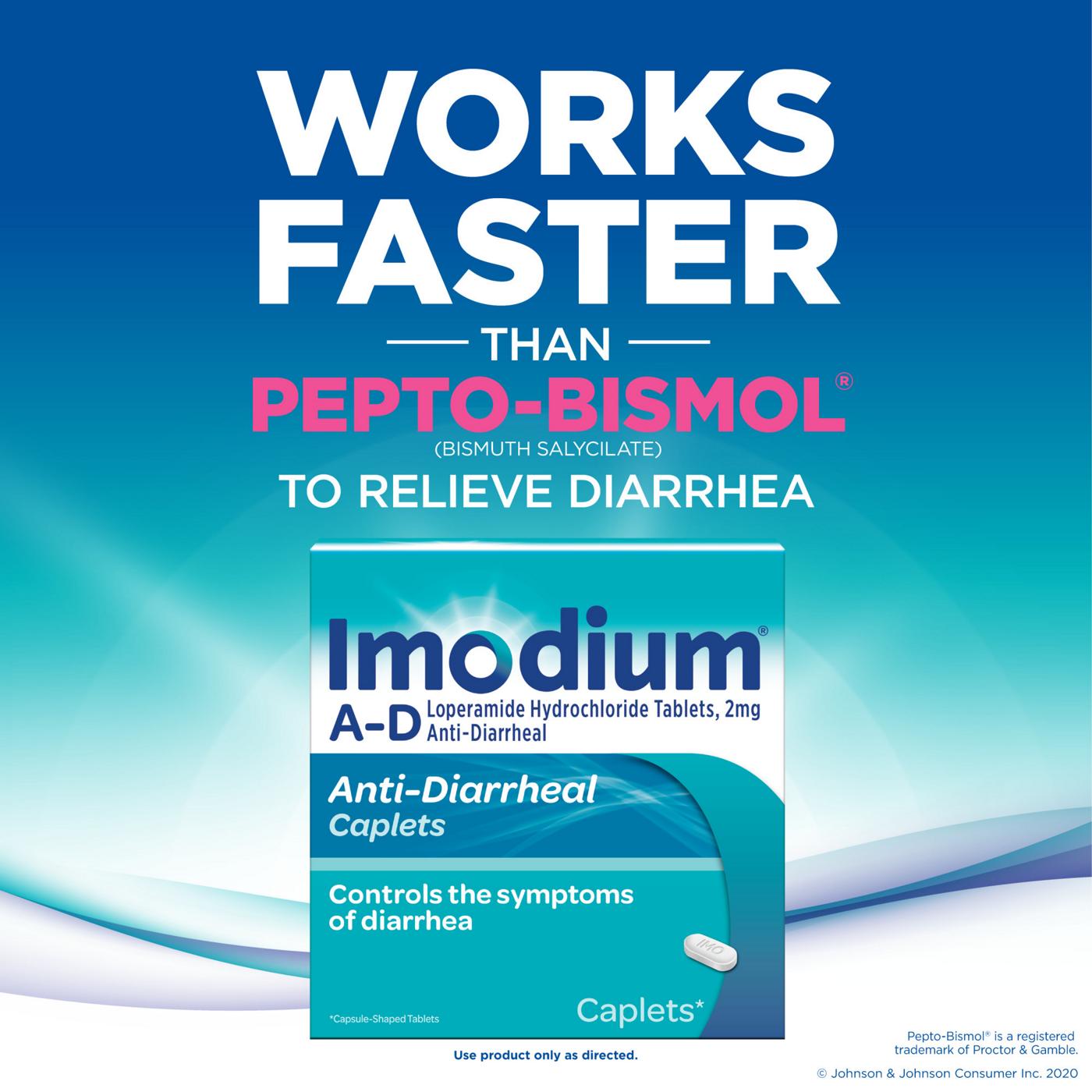 Imodium A-D Anti-Diarrhea Relief Caplets with Loperamide HCl; image 8 of 8