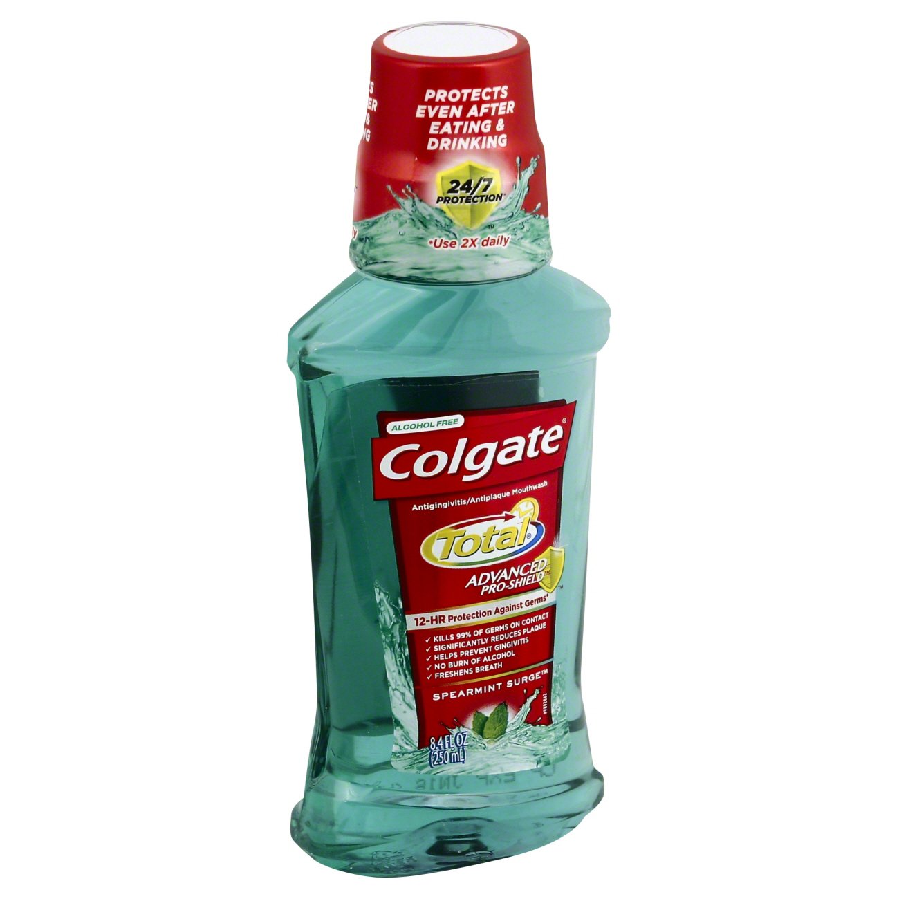 Colgate Total Advanced Pro-Shield Rinse Mouthwash, Spearmint - Shop ...