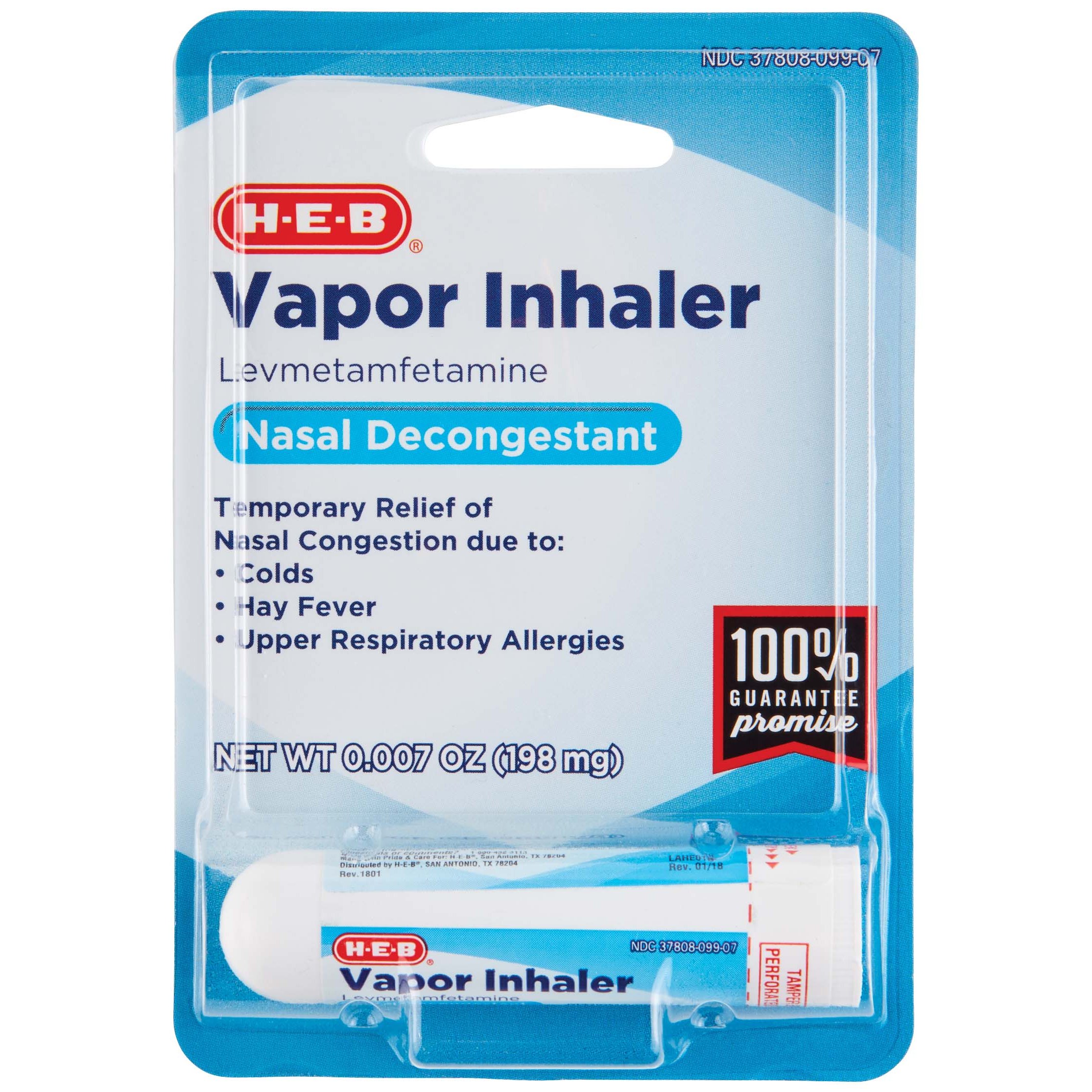 HEB Vapor Inhaler Nasal Decongestant Shop Sinus & Allergy at HEB