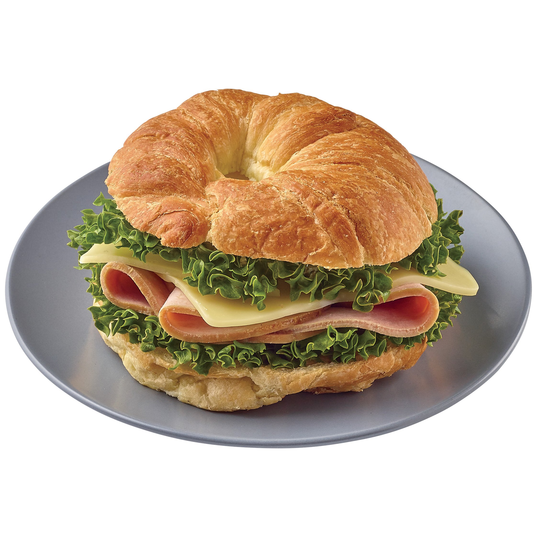 H-E-B Deli Boxed Lunch – Uncured Ham & Swiss Croissant Sandwich