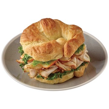 Meal Simple by H-E-B Oven Roasted Turkey & Muenster Cheese Croissant Sandwich