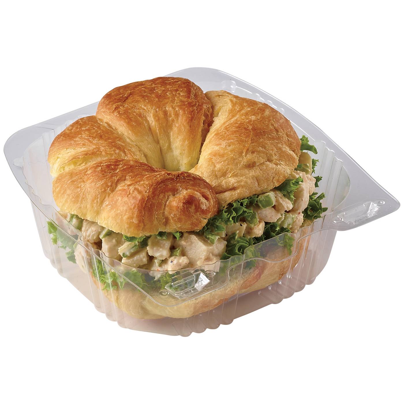 Meal Simple by H-E-B Rotisserie Chicken Salad Croissant Sandwich; image 1 of 3
