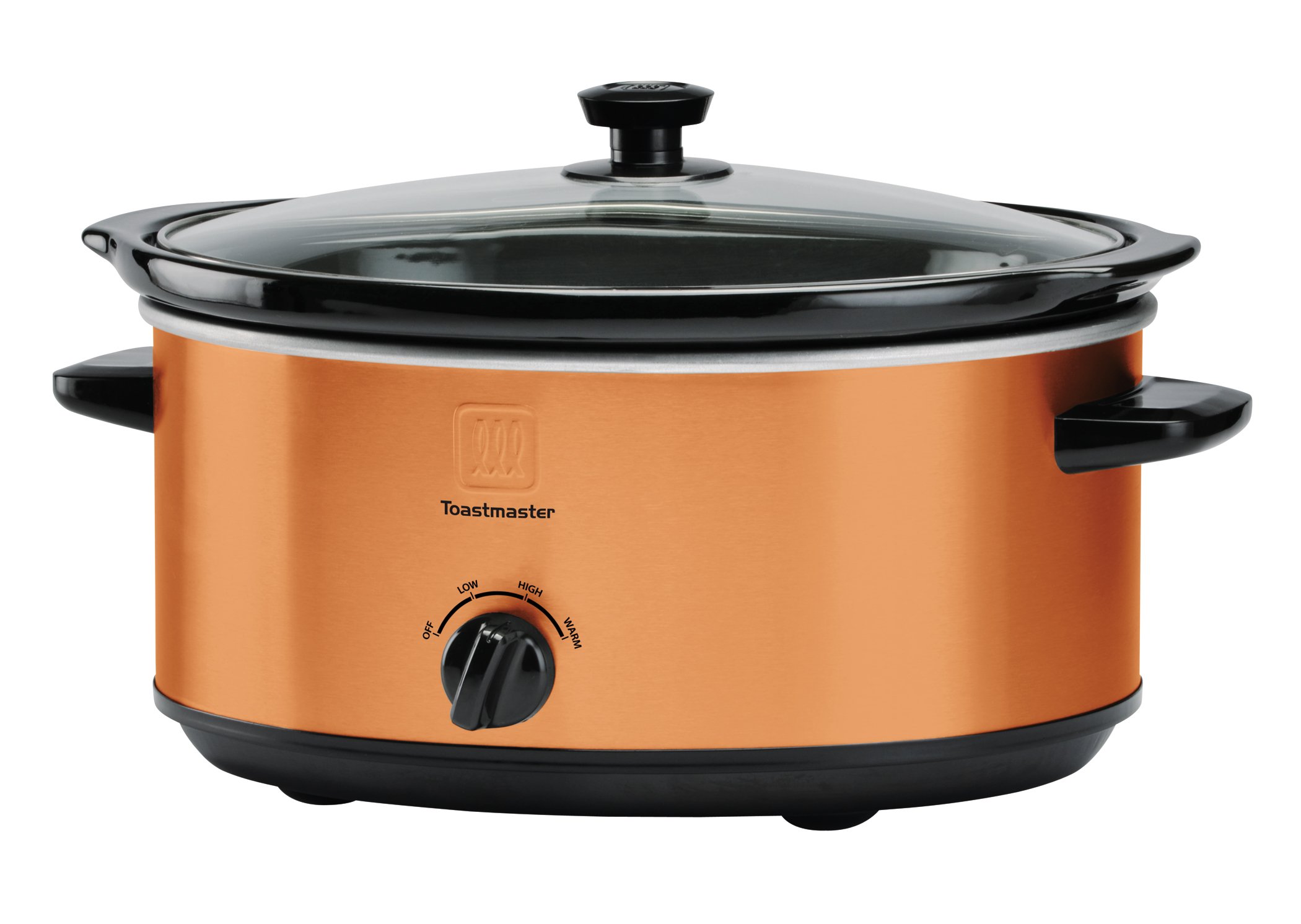 Select Brands Toastmaster 7 QT Oval Slow Cooker, Copper Shop Cookers