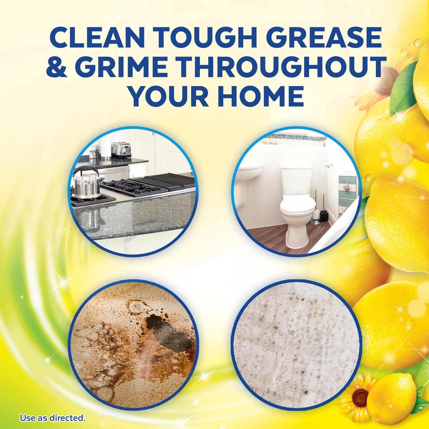 Lysol Clean & Fresh Sparkling Lemon & Sunflower Essence Multi-Surface Cleaner ; image 4 of 6