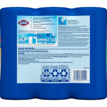 Clorox Disinfecting Wipes Value Pack - Fresh & Lemon, 105 ct