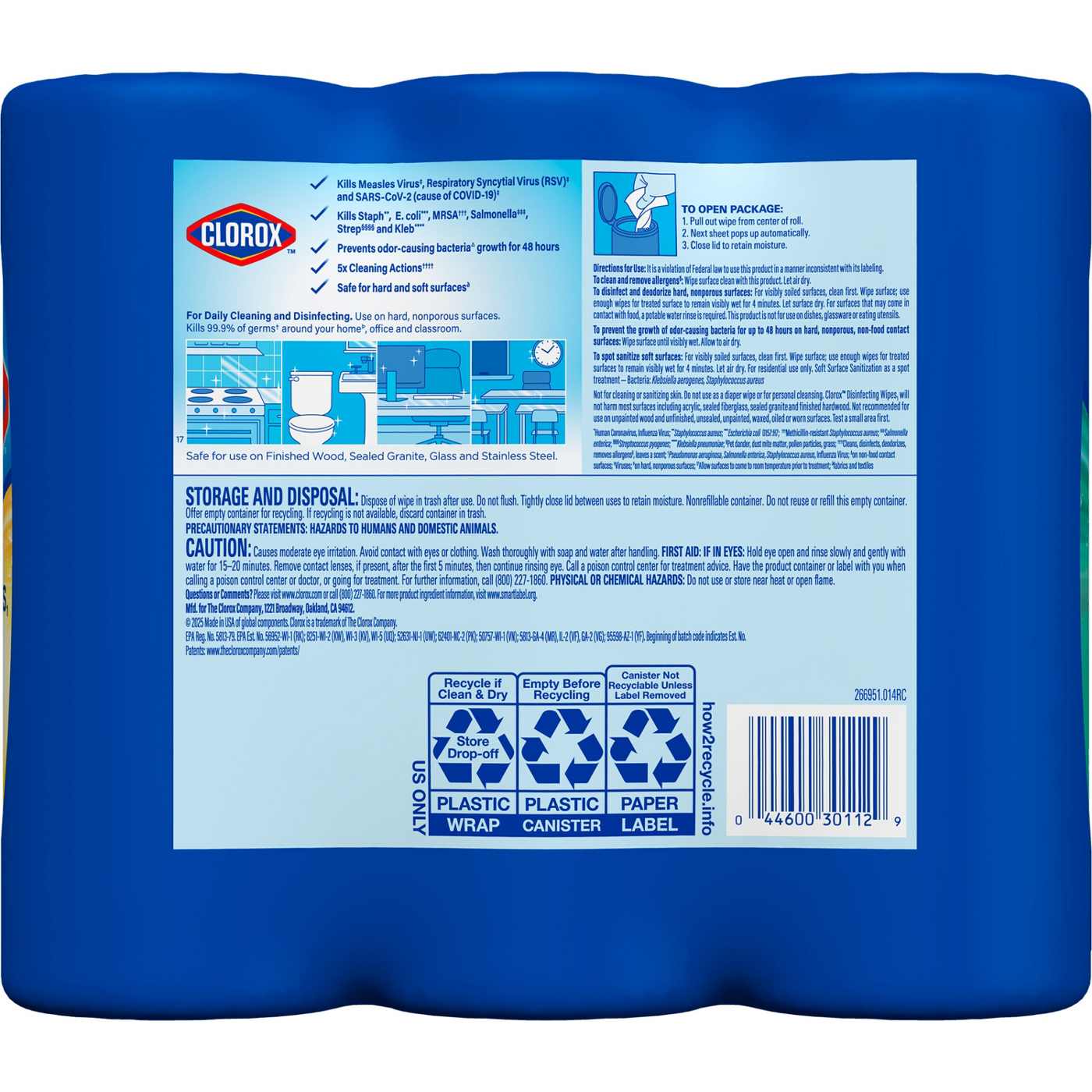 Clorox Disinfecting Value Pack Cleaning Wipes, 35 ct; image 8 of 8