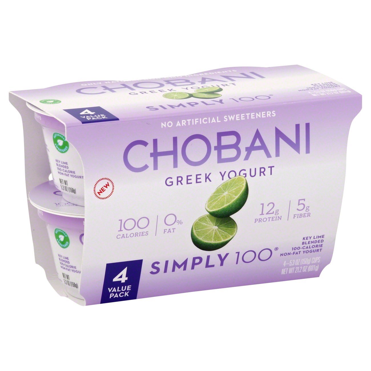 Chobani Greek Yogurt Simply 100, Key Lime Blended - Shop Yogurt at H-E-B