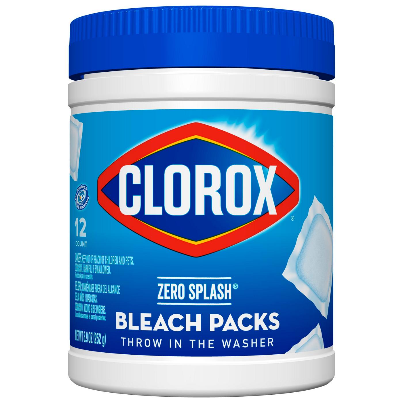 Clorox Zero Splash Bleach Packs; image 1 of 2