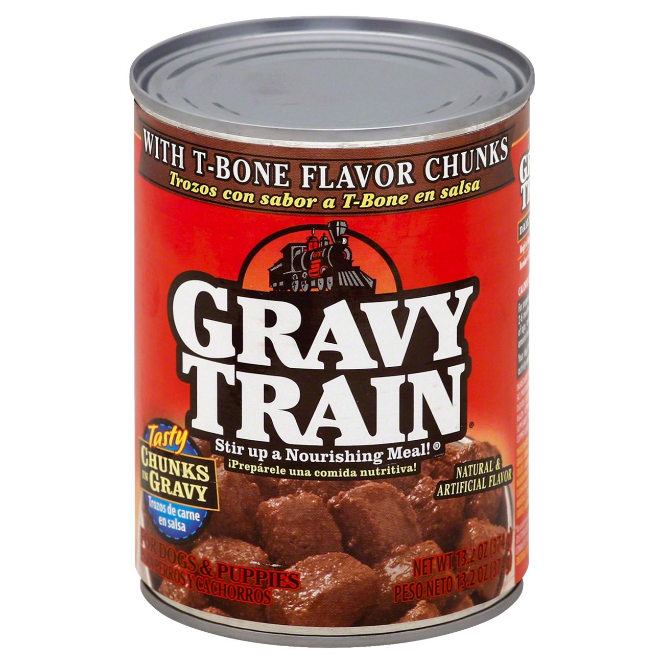 Gravy Train T Bone Flavor Chunks Dog Food Shop Dogs at HEB