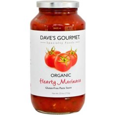 Dave's Gourmet Organic Hearty Marinara Pasta Sauce, 25.5 oz
