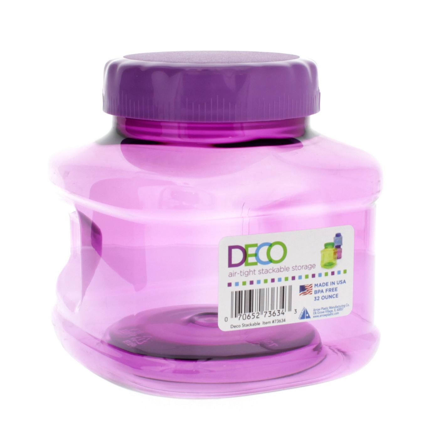 Arrow Deco Air Tight Stackable Storage Containers, 32 OZ; image 1 of 2