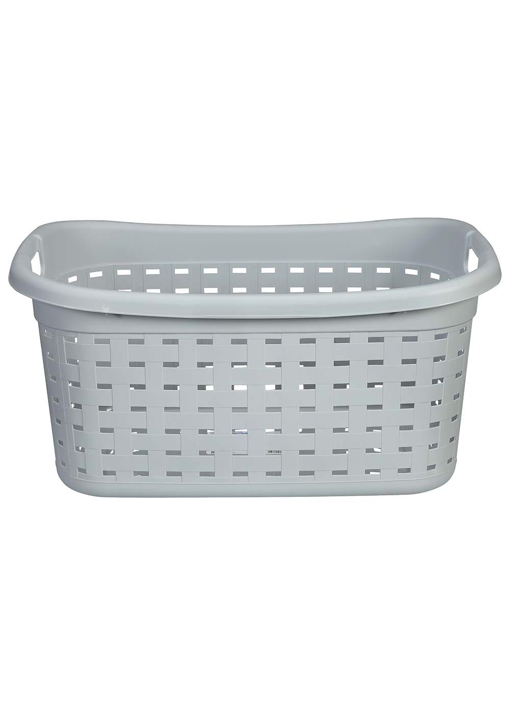 Sterilite Small Weave Basket Organizer Storage Bin Plastic Cement