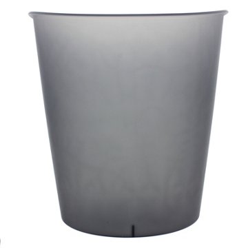 Sterilite Oval Wastebasket, Grey Flannel Tint, 3 gal