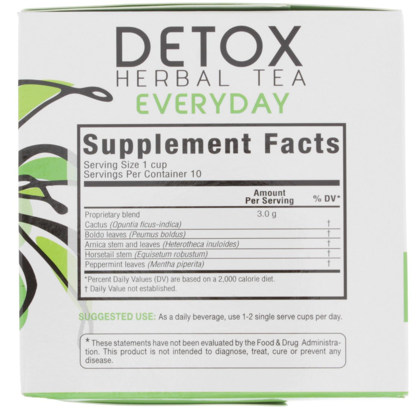 Greenside Detox Everyday Herbal Tea Shop Tea at HEB