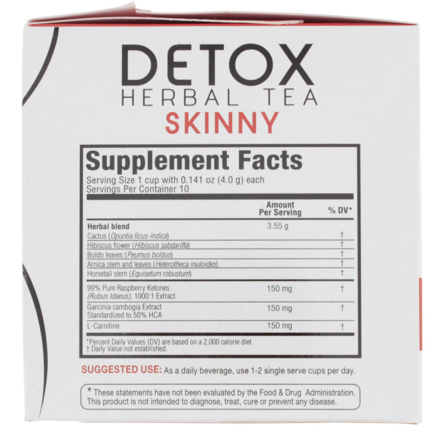 Greenside Detox Herbal Tea Skinny Shop Tea at HEB