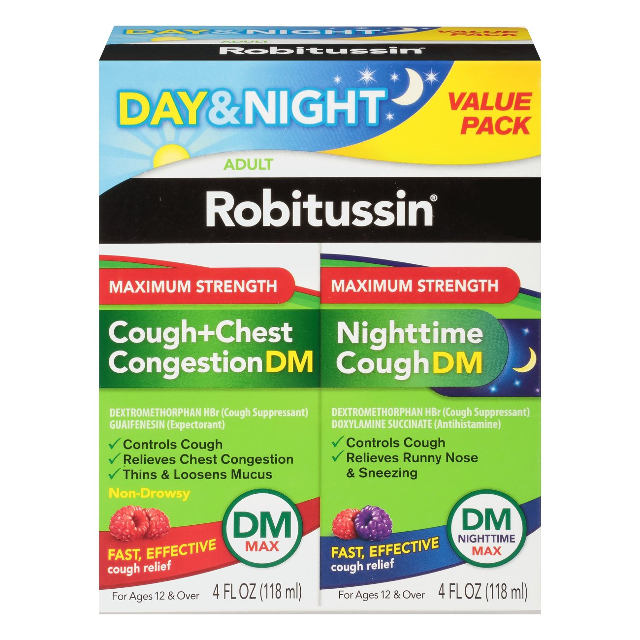 what can i take with robitussin dm