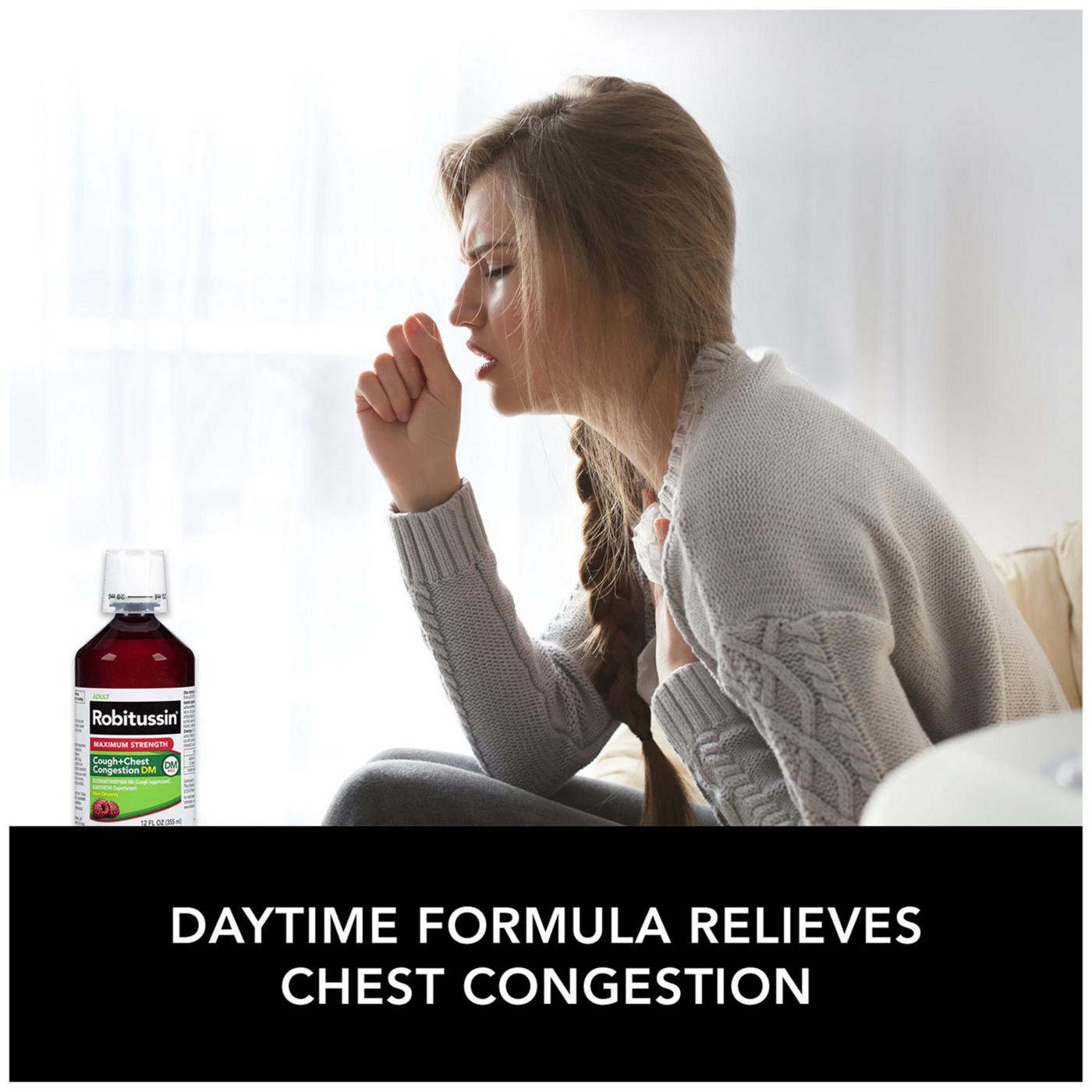 Robitussin Max Strength Cough + Chest Congestion DM & Nighttime Cough DM; image 5 of 6