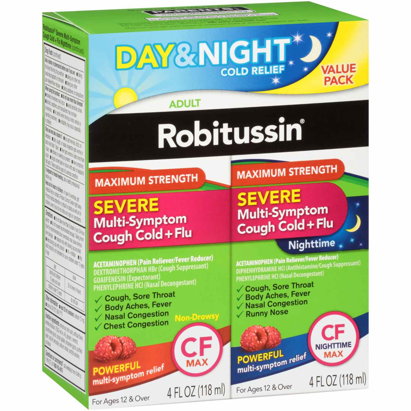 Robitussin Severe Day & Night Cold Relief Liquid - Value Pack; image 7 of 8