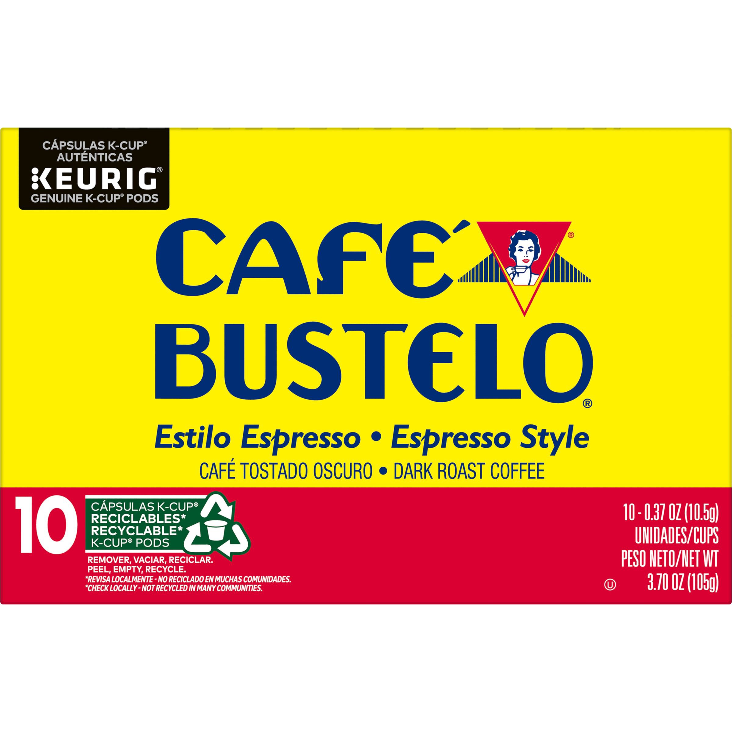 Cafe Bustelo Colombian Ground Espresso Single Serve Coffee K Cups