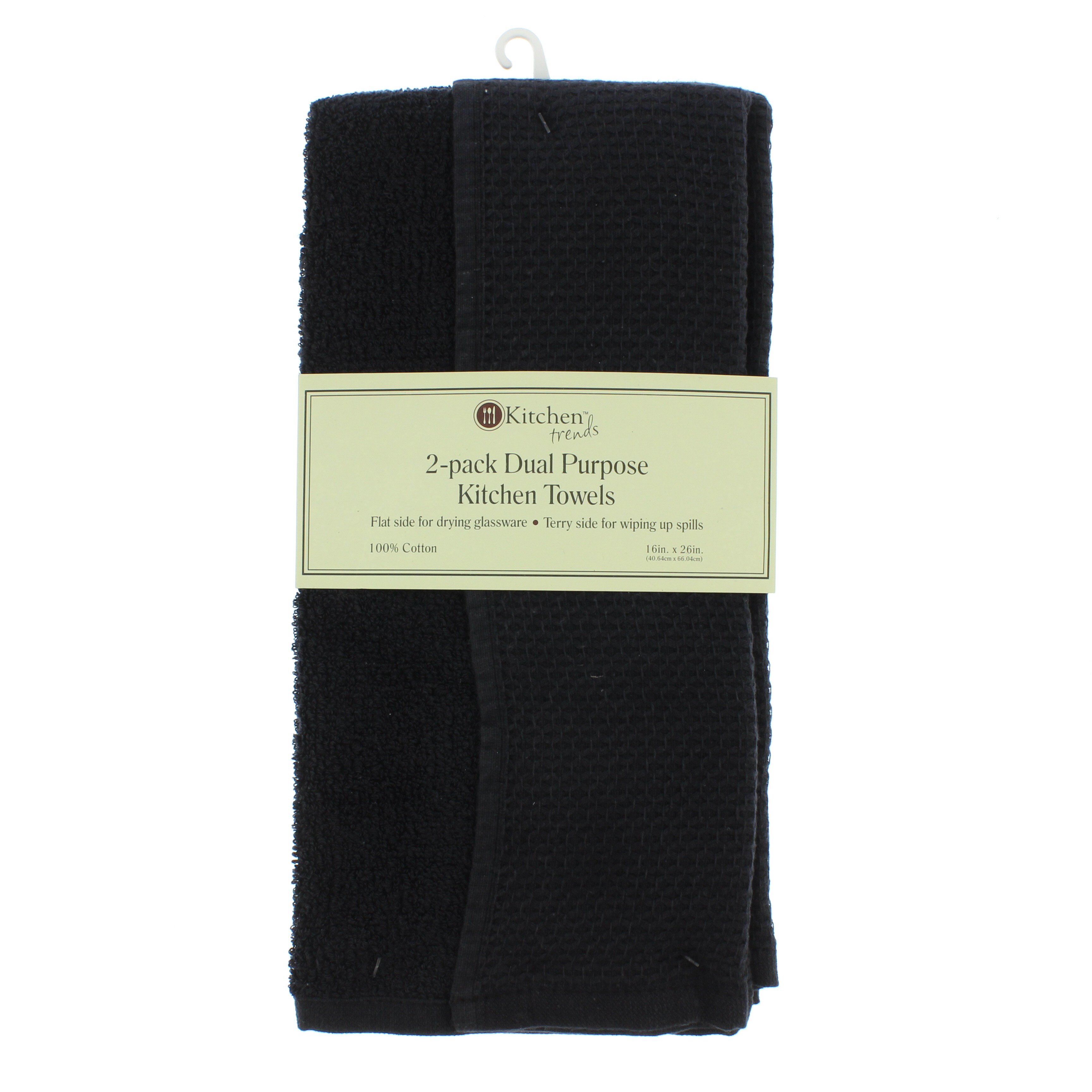 Kitchen Trends Black Kitchen Towels - Shop Kitchen linens at H-E-B