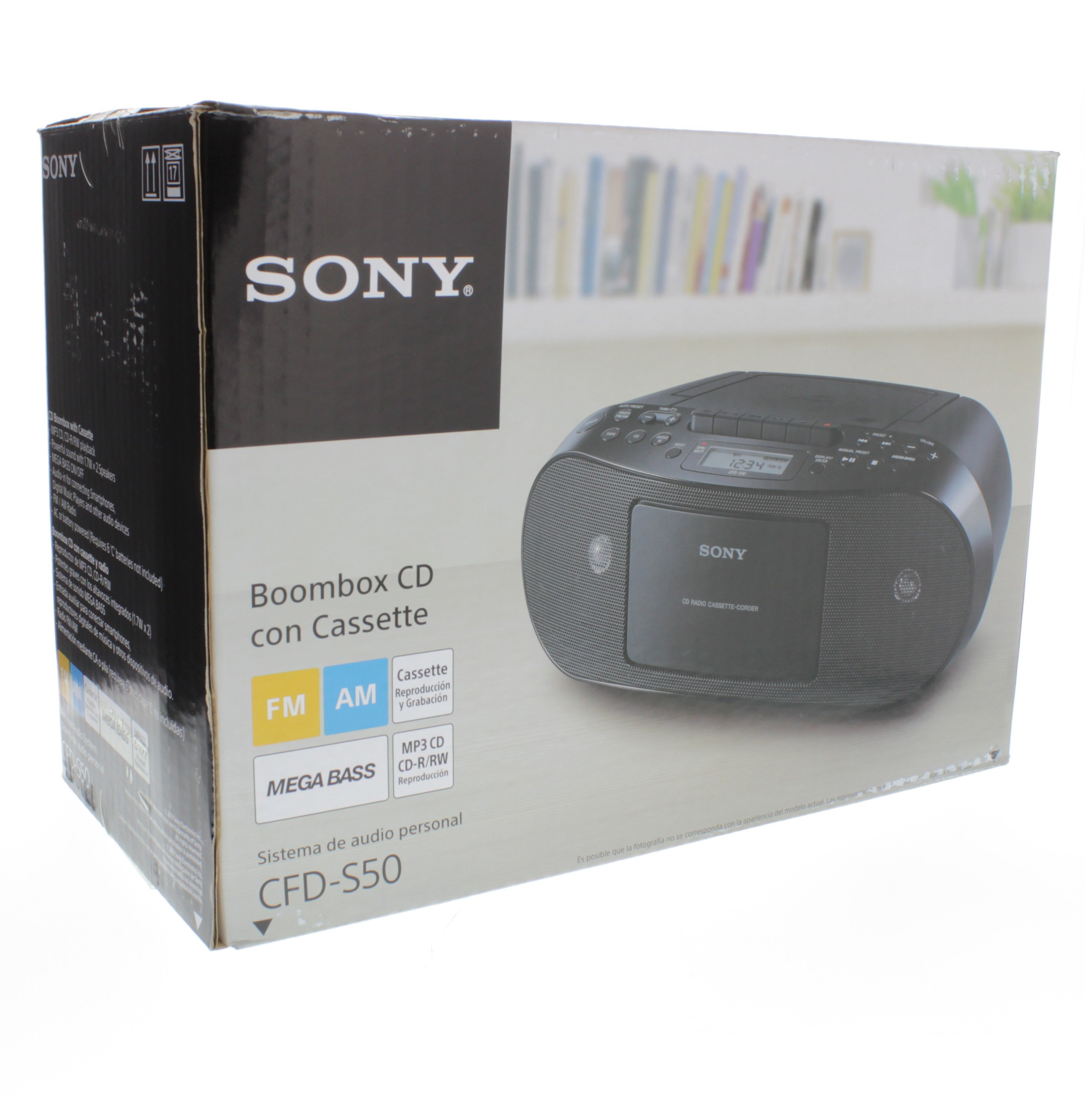 Sony CD Boombox with Cassette Player Shop Radios & alarm clocks at HEB