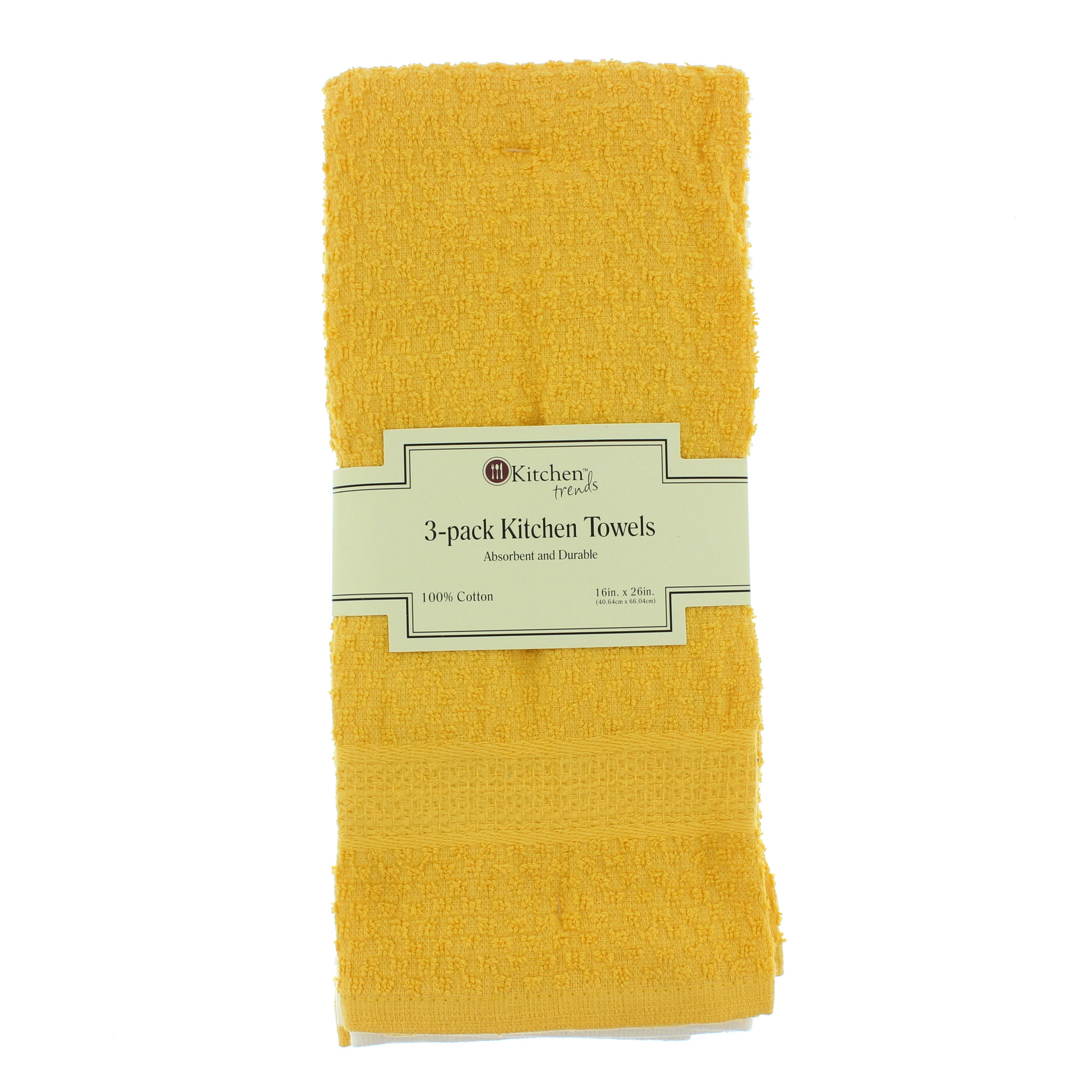 Kitchen Trends Yellow Kitchen Towels - Shop Kitchen Linens at H-E-B