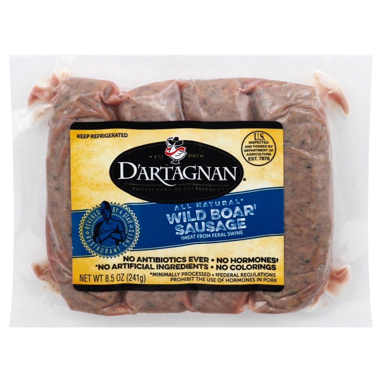 D'artagnan Wild Boar and Sage Sausage Shop Sausage at HEB
