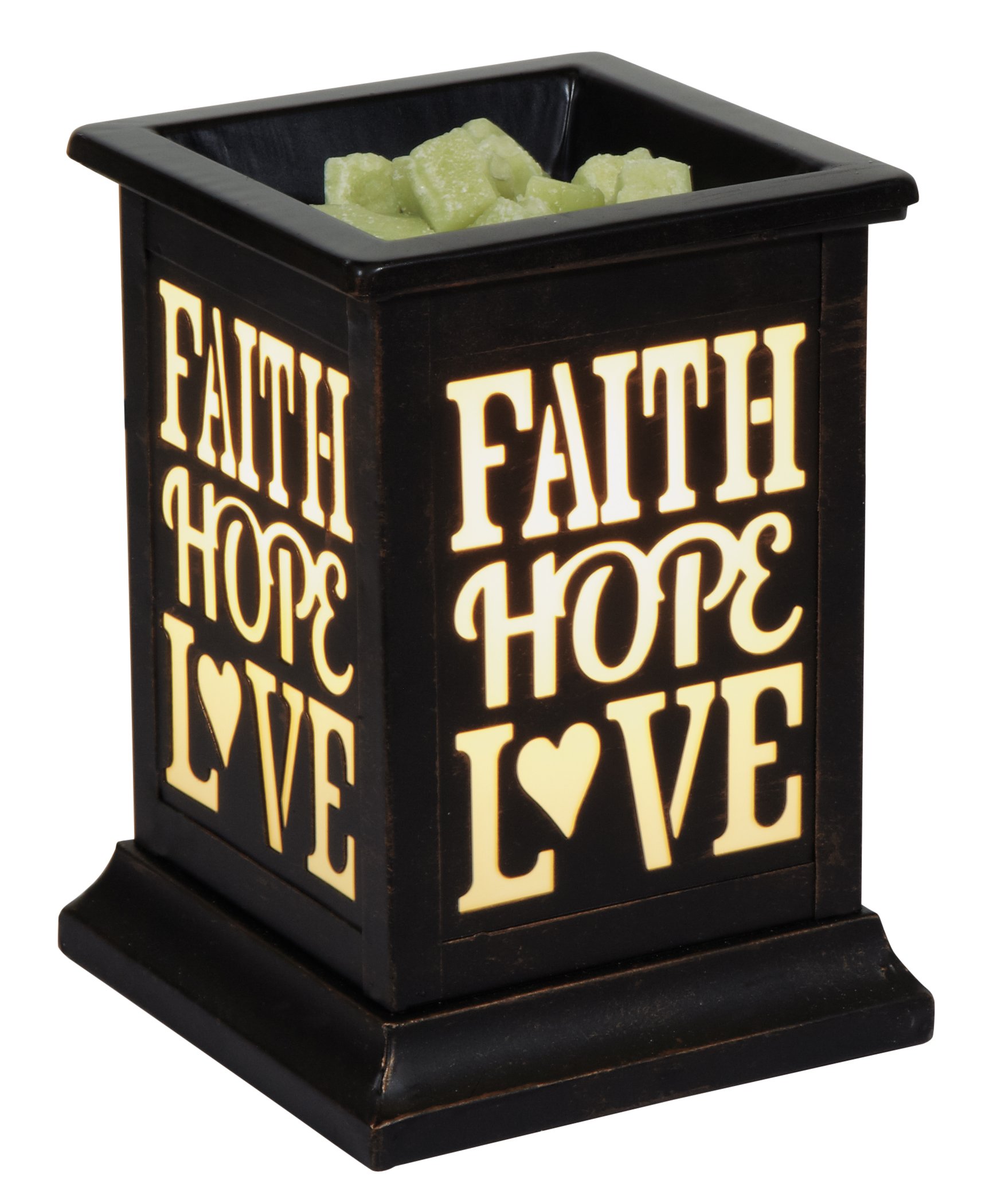 ScentSationals Faith Hope Love Full Size Wax Warmer - Shop Diffusers at ...