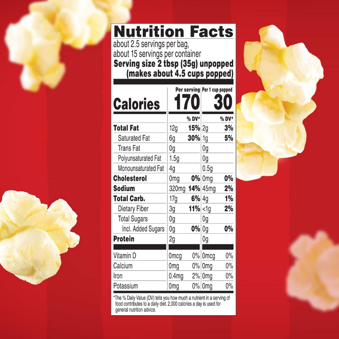 Orville Redenbacher's Butter Microwave Popcorn; image 3 of 7