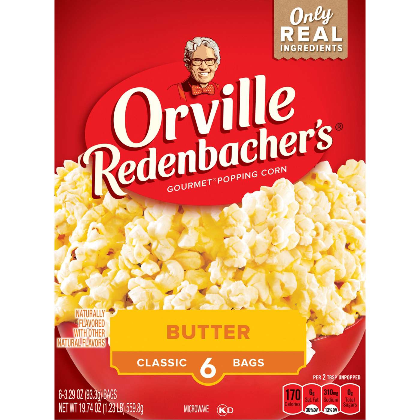 Orville Redenbacher's Butter Microwave Popcorn; image 7 of 7
