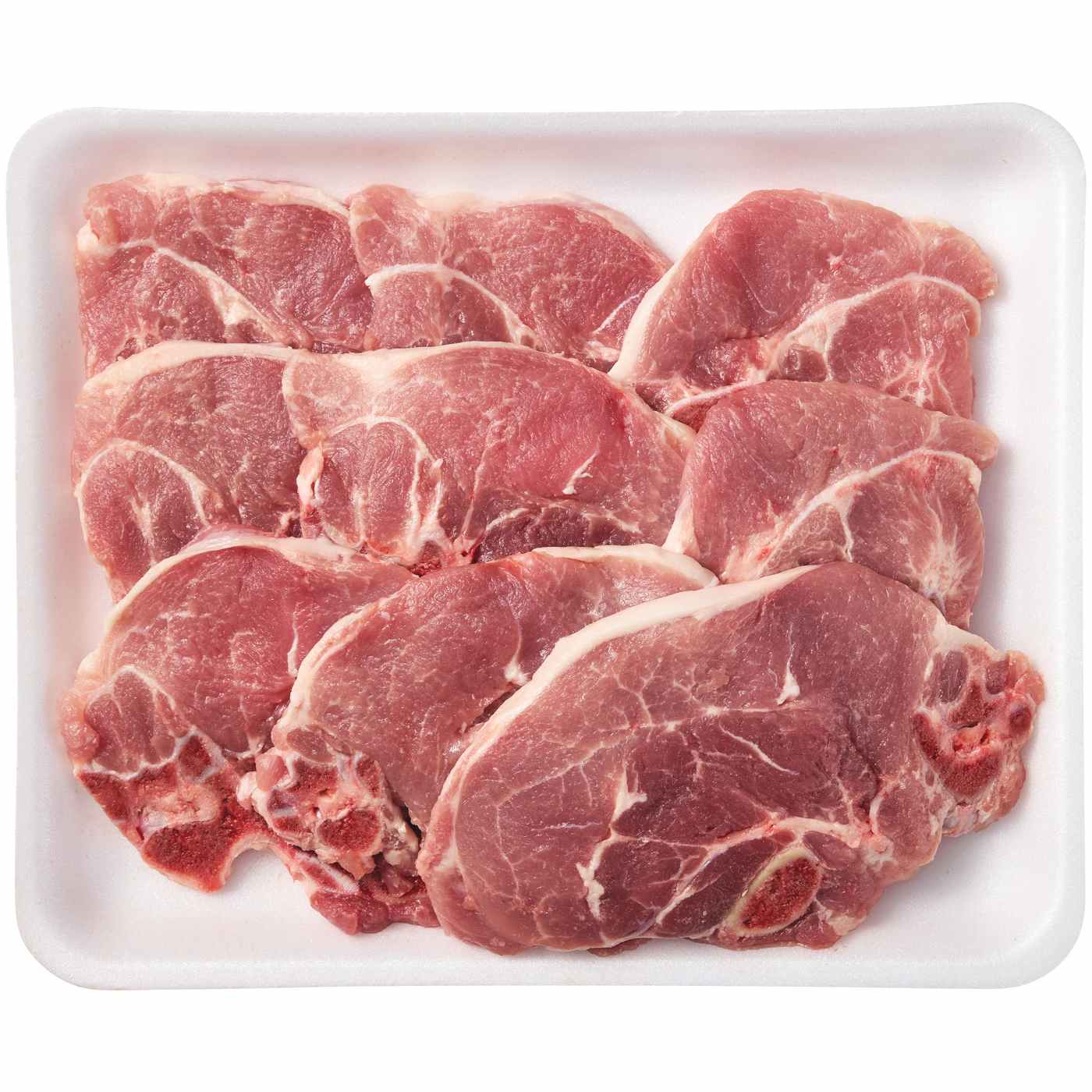 H-E-B Bone-in Sirloin Pork Chops, Thin Cut - Value Pack - Shop Pork at ...
