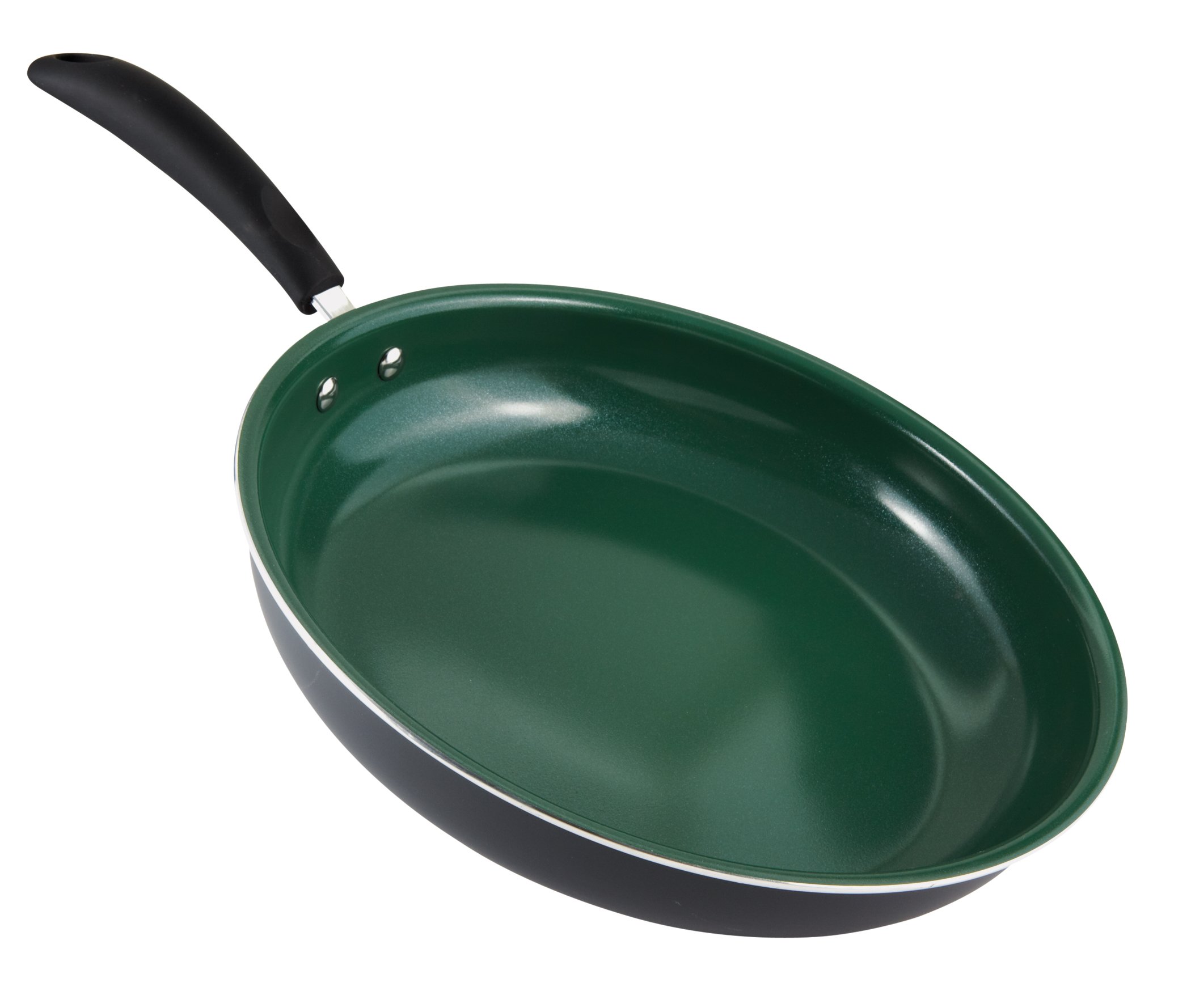Gibson Home Hummington 12" Green Fry Pan Shop Frying pans & griddles