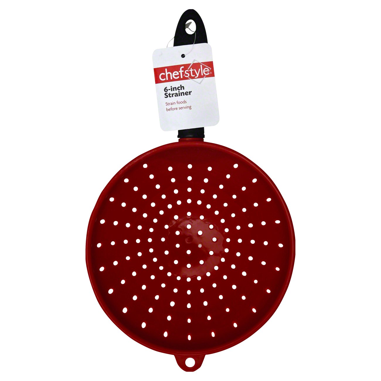 chefstyle Red Plastic Strainer Shop Utensils & Gadgets at HEB
