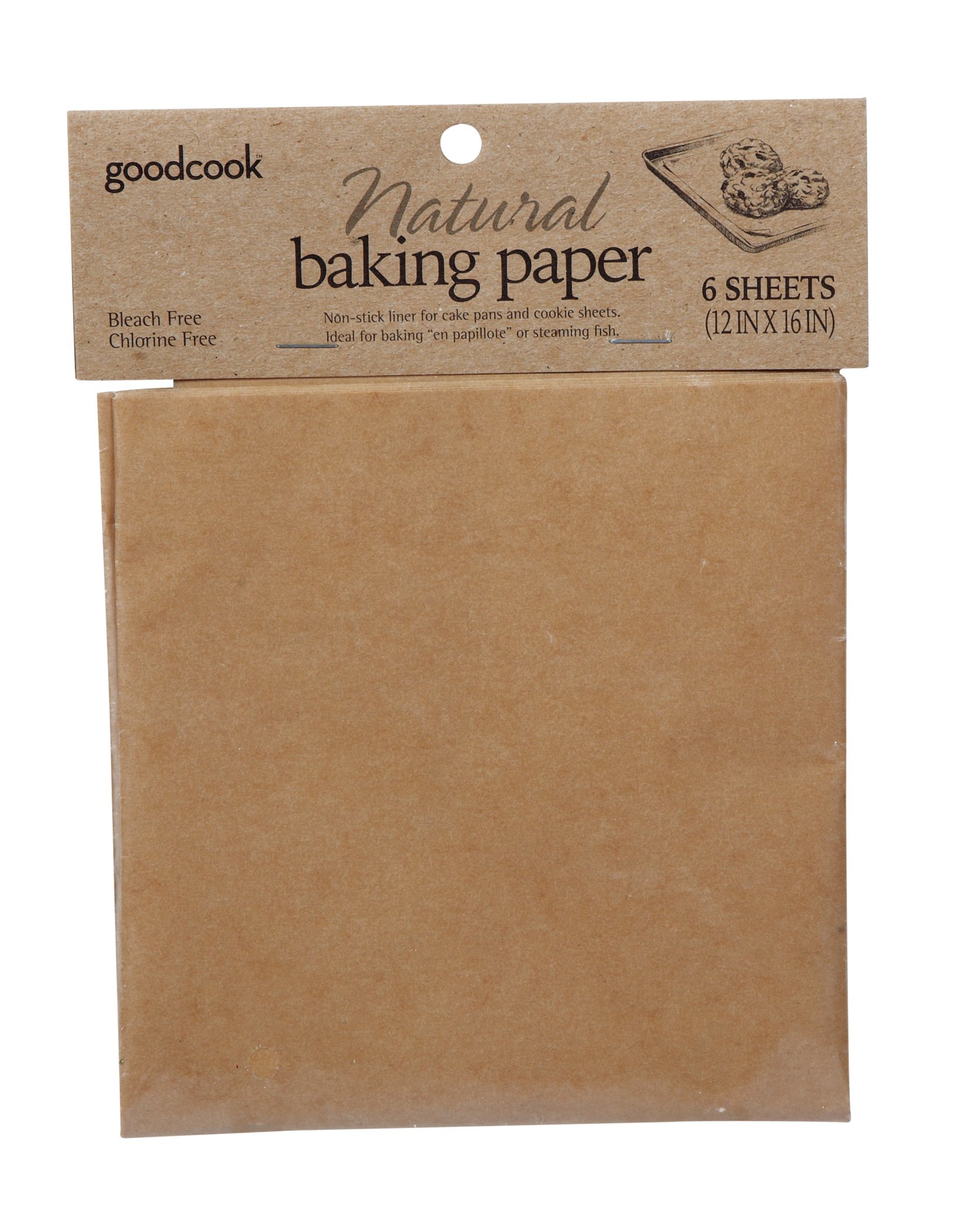 Good Cook 12" x 16" Unbleached Parchment Paper Shop Baking Paper