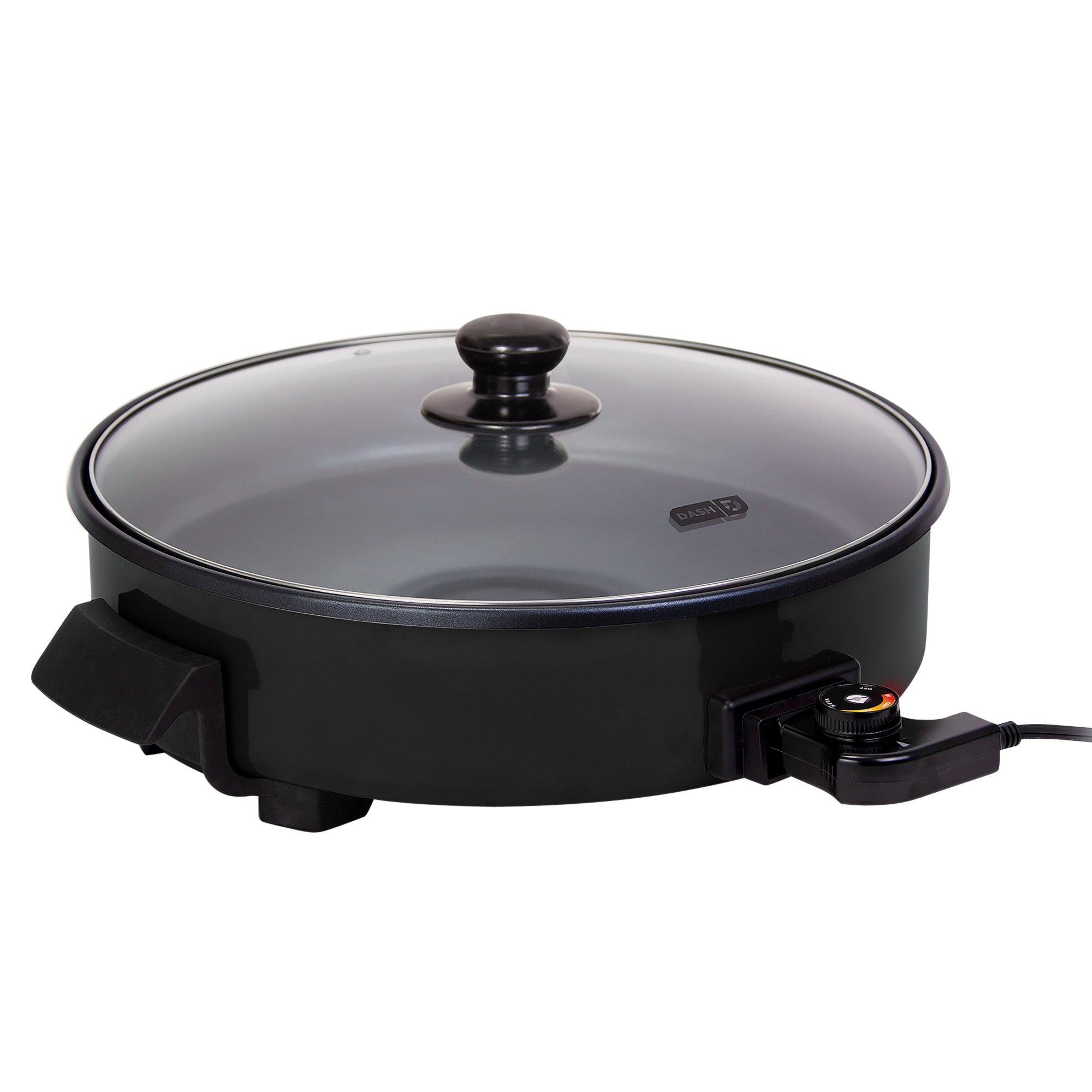 our goods Electric Skillet with Glass Lid - Black - Shop Cookers & Roasters  at H-E-B