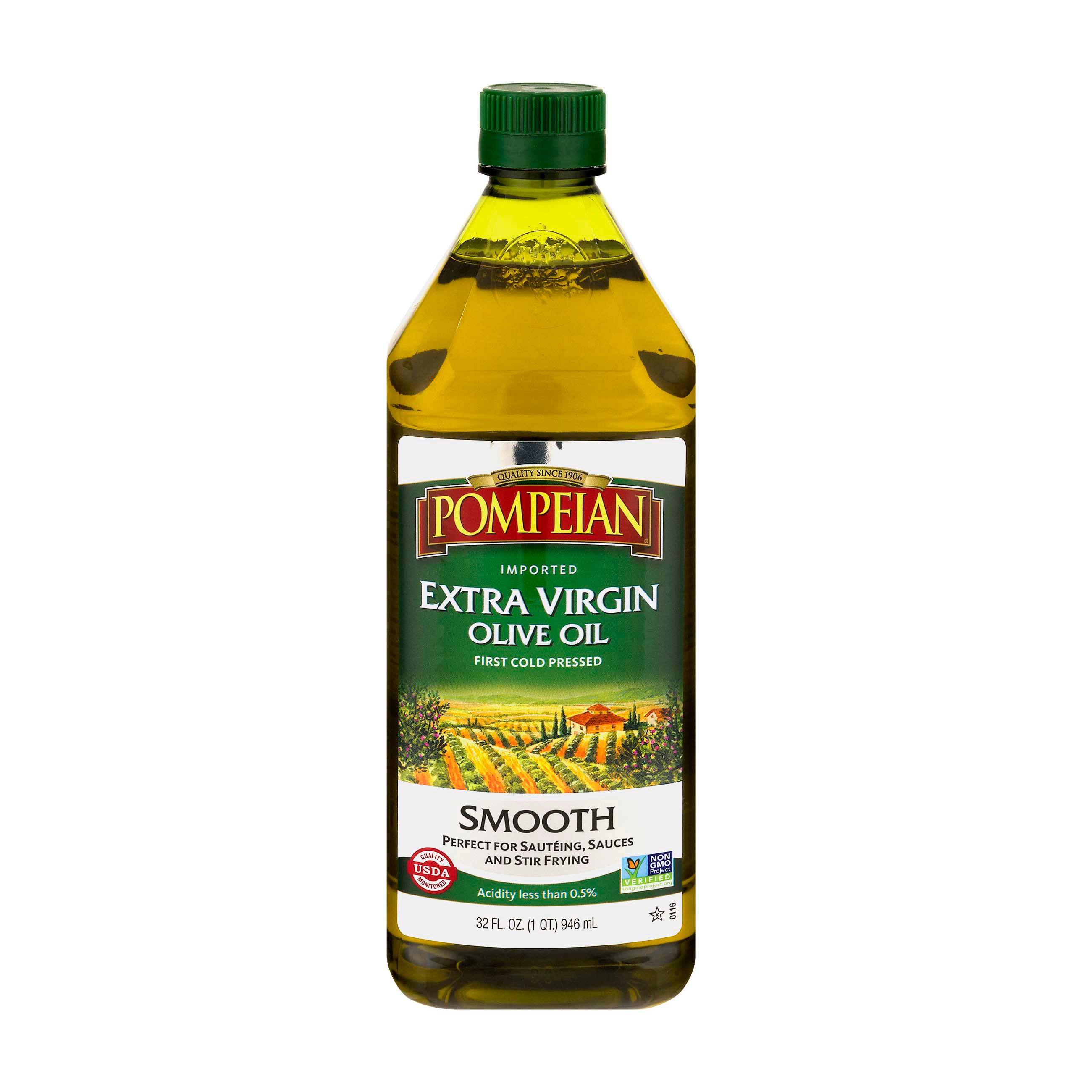 Pompeian Smooth Extra Virgin Olive Oil Shop Oils at HEB