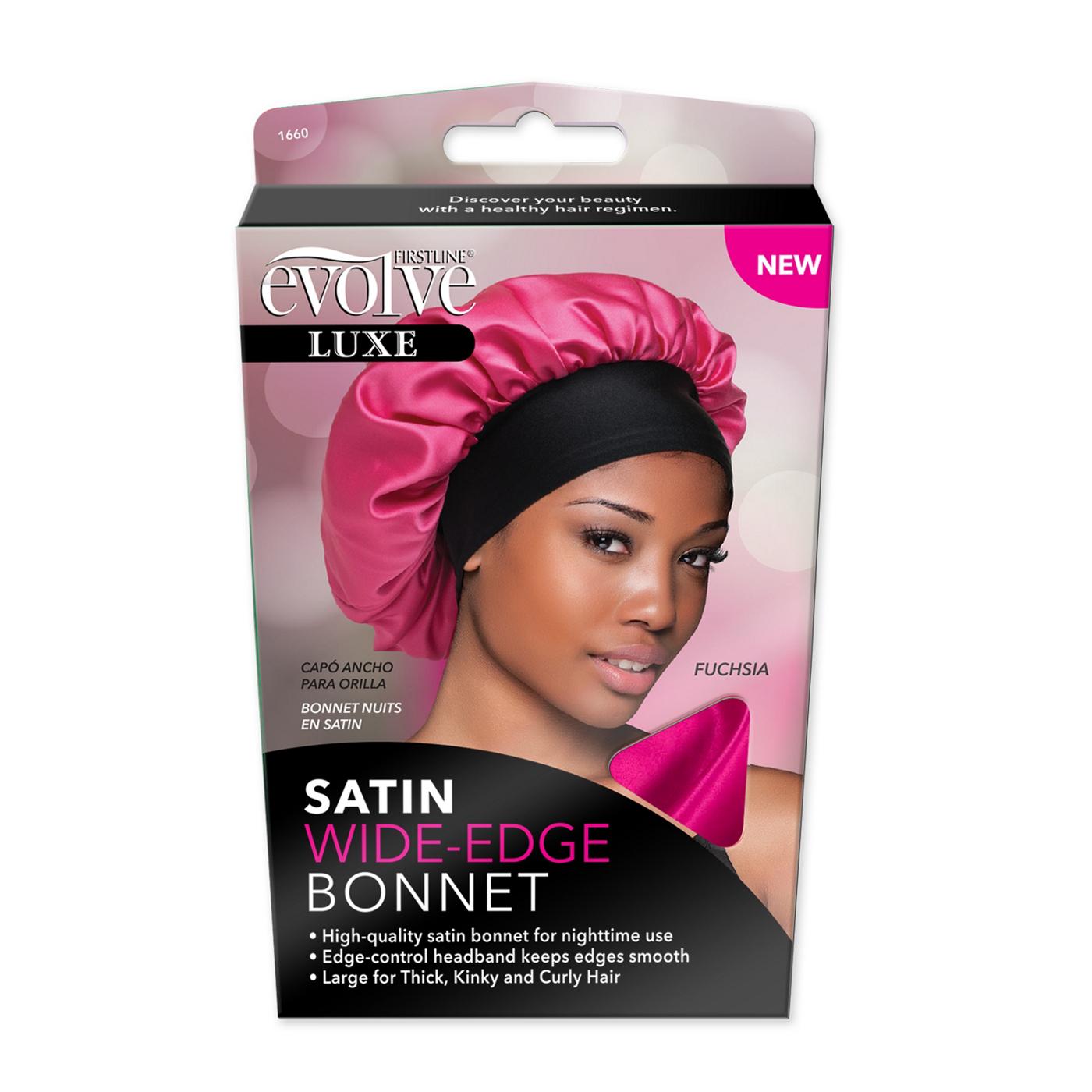 Evolve Satin Wide-Edge Bonnet - Fuchsia - Shop Hair Accessories at H-E-B