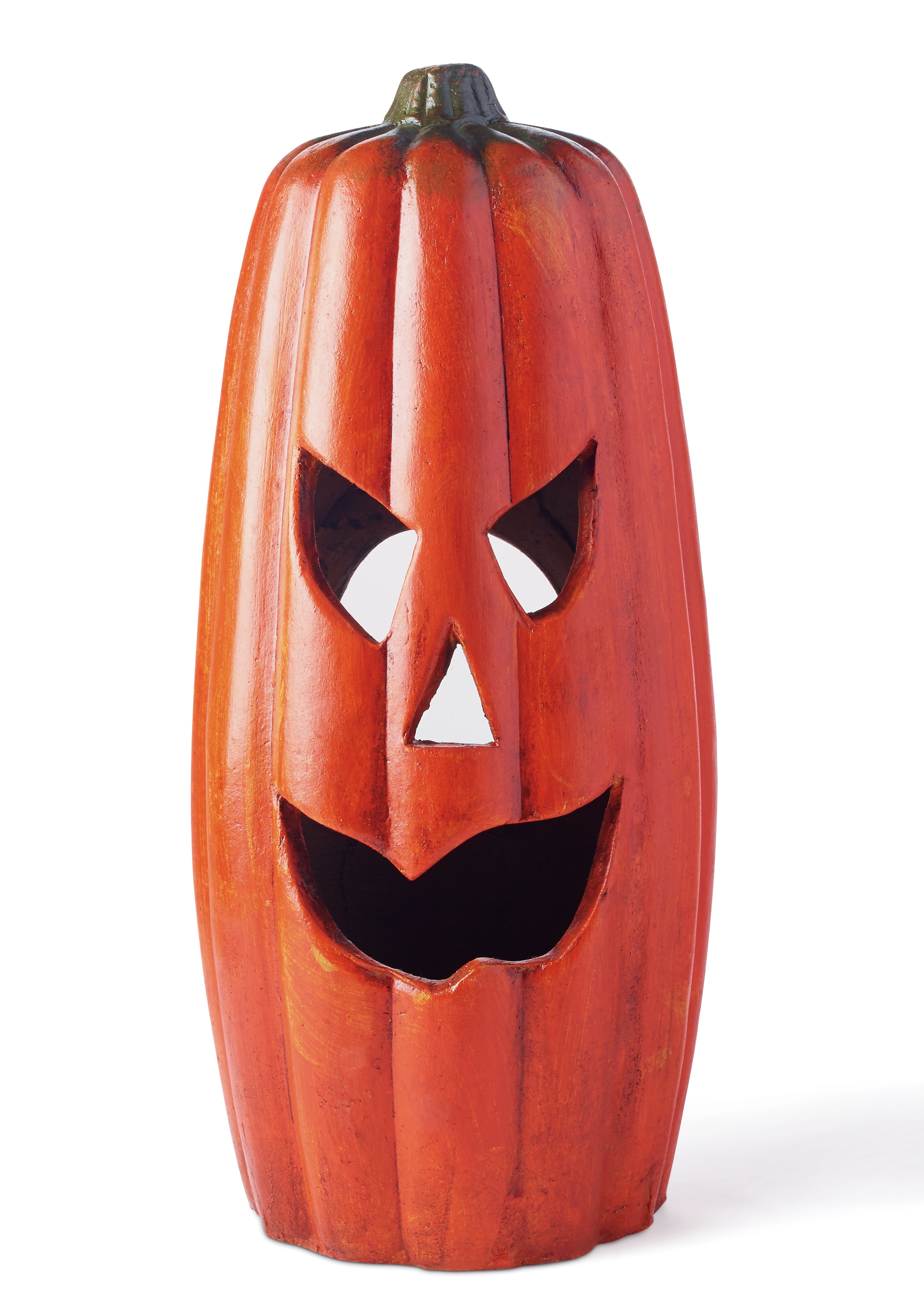 Blue Orange Pottery Regular Long Clay Pumpkin - Shop Outdoor Decor at H-E-B