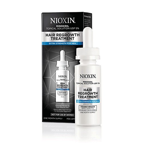 Nioxin Hair Regrowth Treatment Extra Strength for Men, 1 Month Supply
