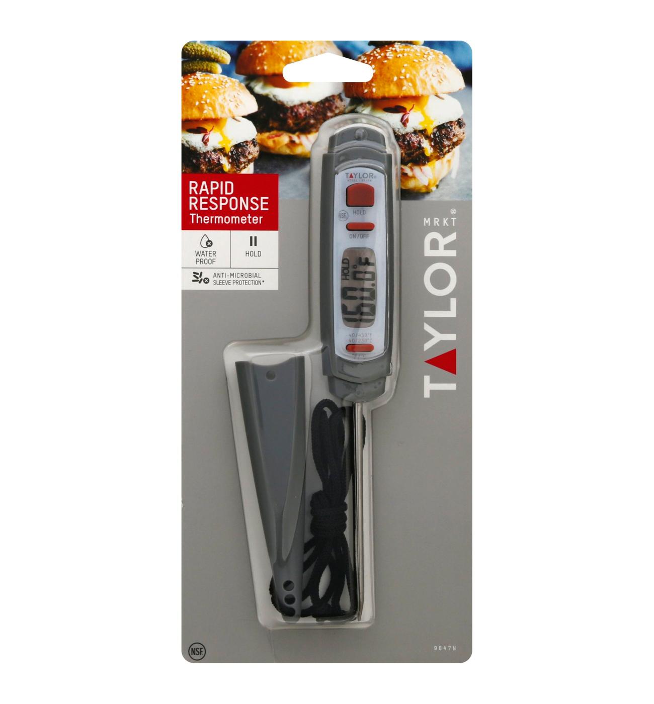Taylor Pro Programmable Thermometer with Probe + Timer - Shop Utensils &  Gadgets at H-E-B