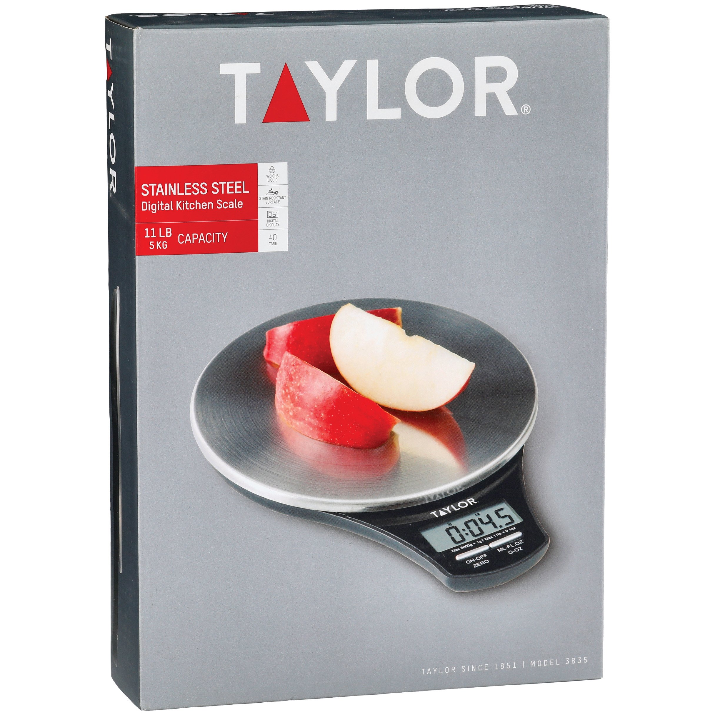 Taylor Stainless Steel Digital Kitchen Scale