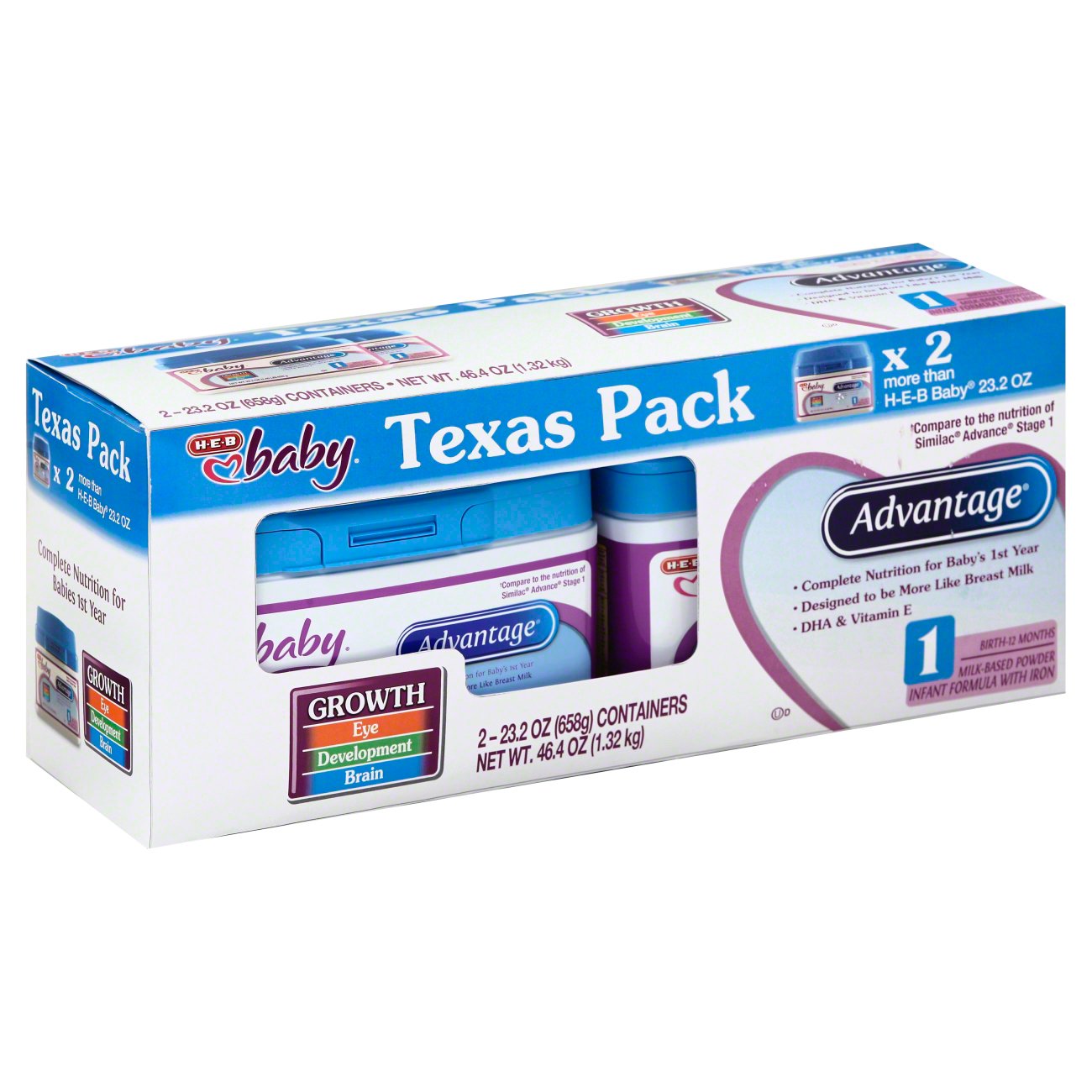HEB Baby Advantage 1 Infant Formula Texas Pack Shop Formula at HEB