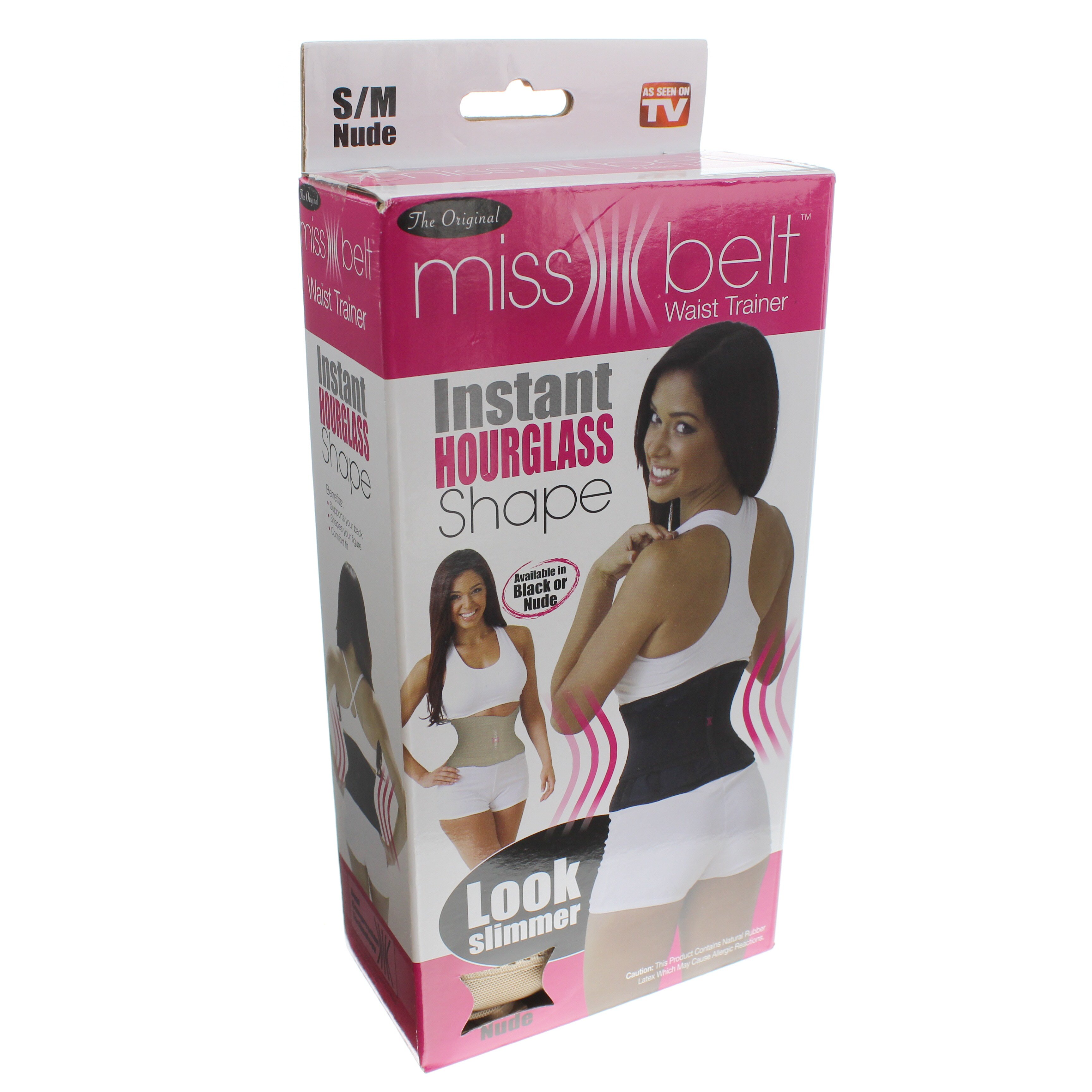 Miss Belt Instant Hourglass Body Shaper/Waist Trimmer - Nude