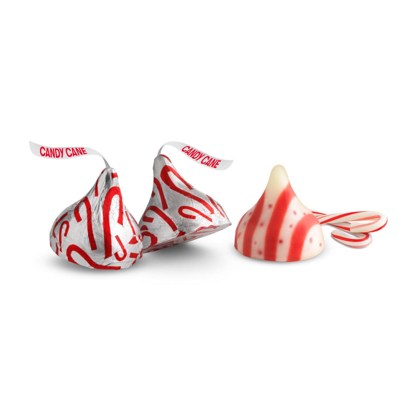 Hershey's Kisses Candy Cane Christmas Tube; image 2 of 6