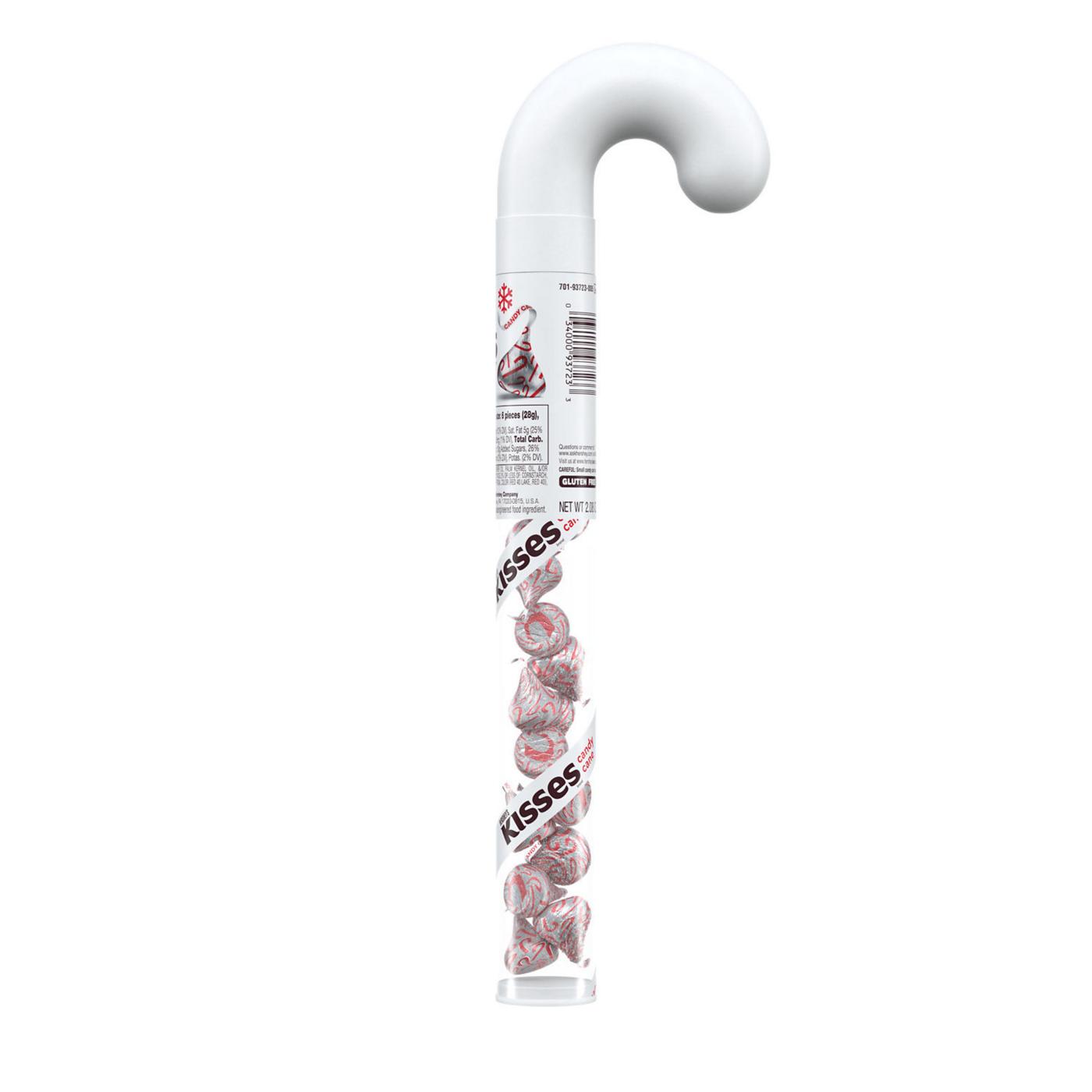 Hershey's Kisses Candy Cane Christmas Tube; image 4 of 6