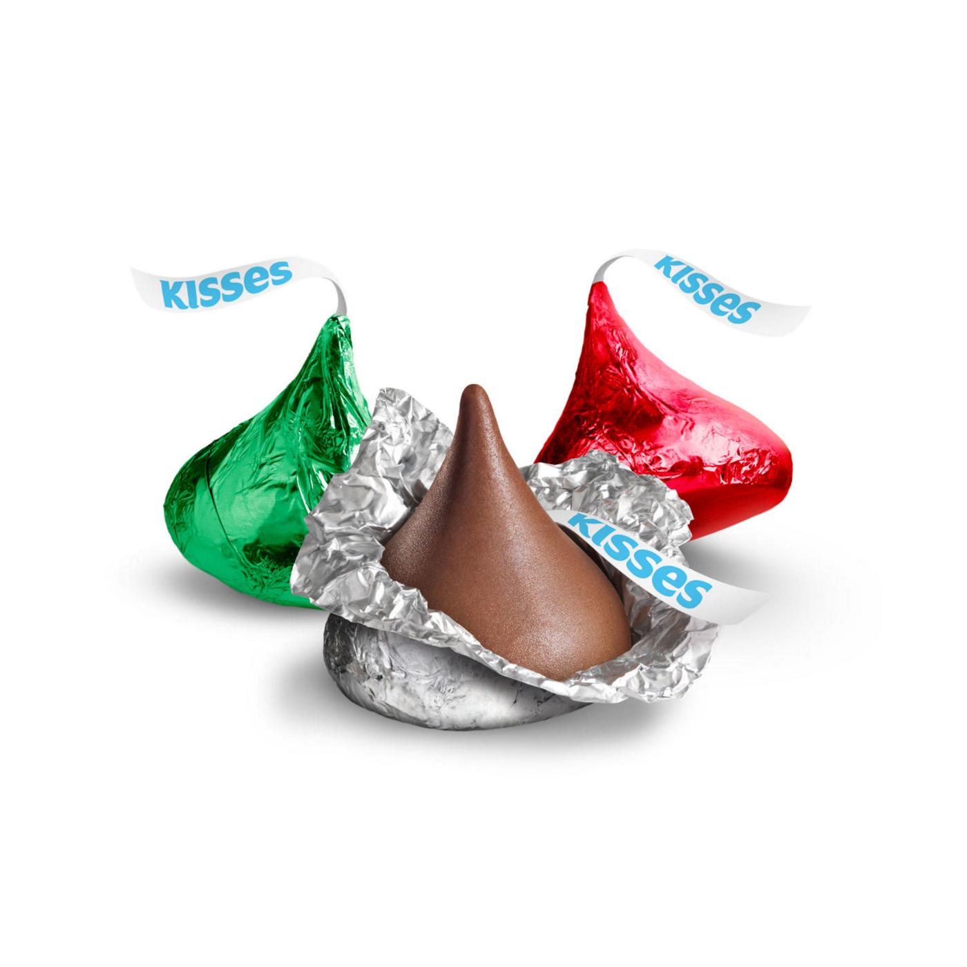 Hershey's Kisses Milk Chocolate Christmas Candy Cane Tube; image 4 of 7