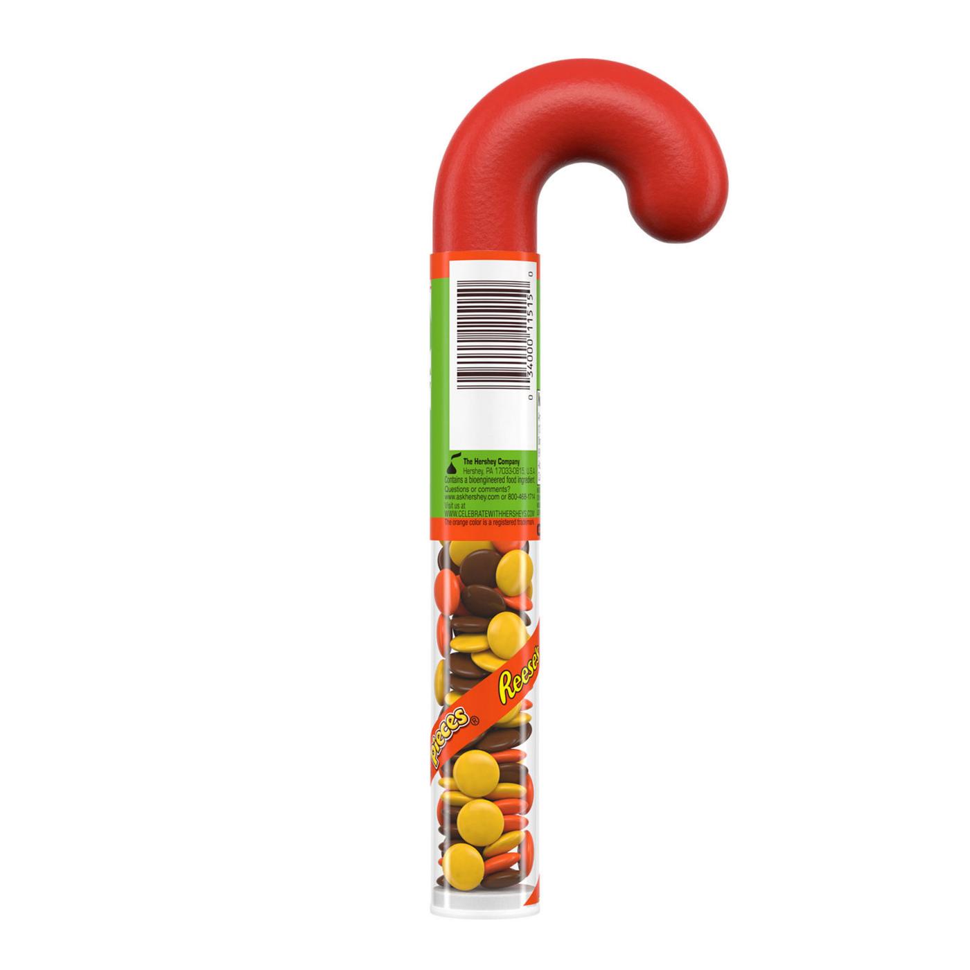 Reese's Pieces Peanut Butter Christmas Candy Cane Tube; image 7 of 7