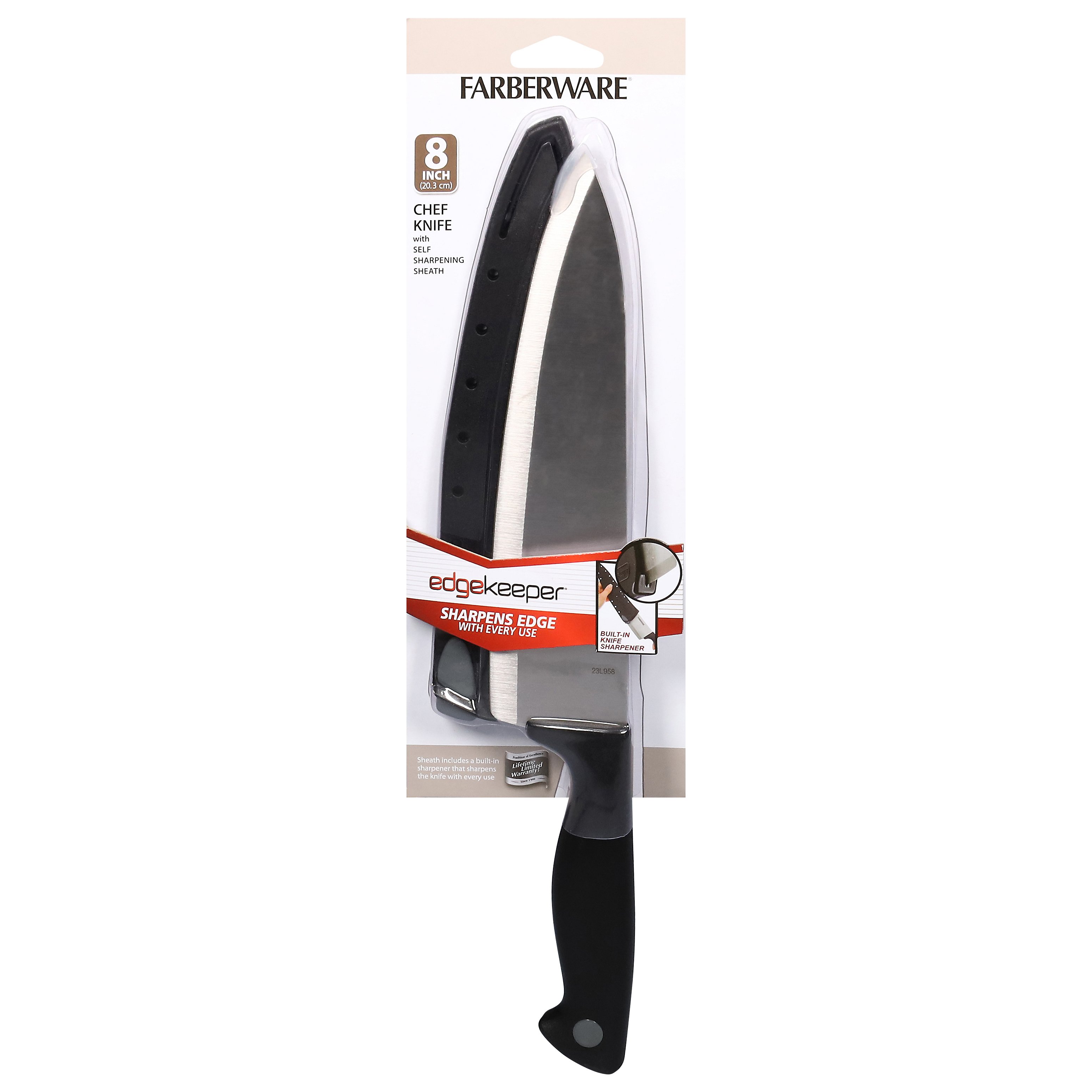 Farberware EdgeKeeper Chef Knife Shop Knives at HEB