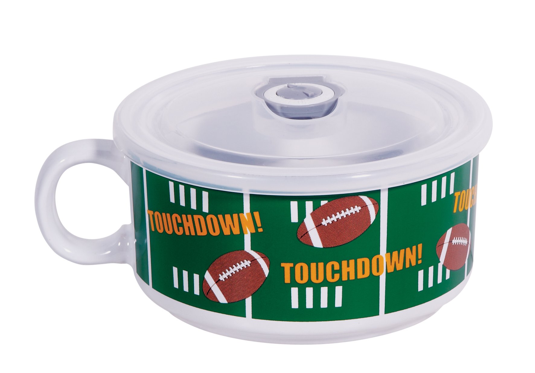 Boston Warehouse Soup Bowl With Lid Touchdown Shop Bowls at HEB